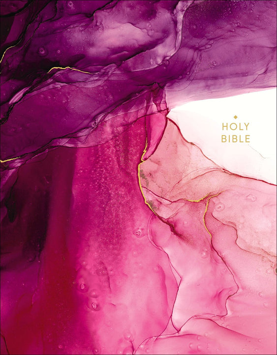 NIV, Artisan Collection Bible, Cloth over Board, Pink, Art Gilded Edges, Red Letter, Comfort Print