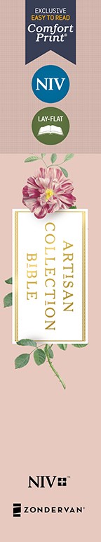 NIV, Artisan Collection Bible, Leathersoft, Blush Floral, Red Letter, Comfort Print