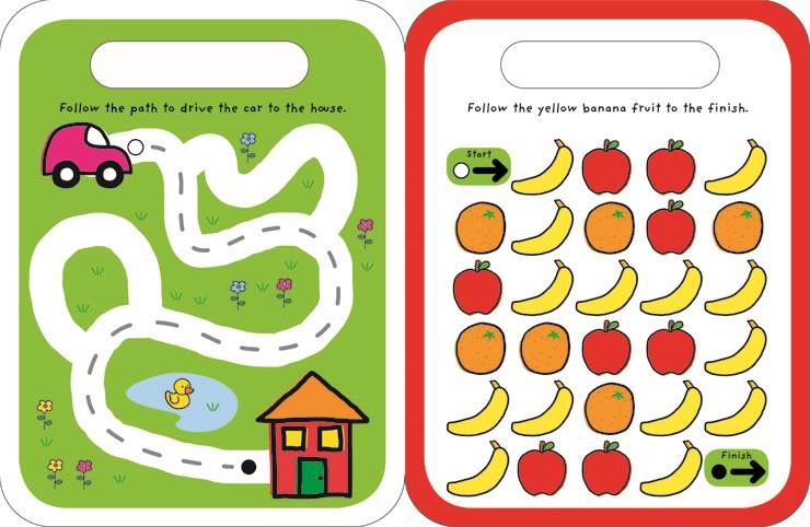 Dot to Dot for Tiny Tots Wipe Clean Activity Book