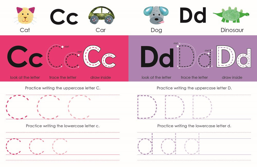 Alphaprints: Wipe Clean Workbook ABC