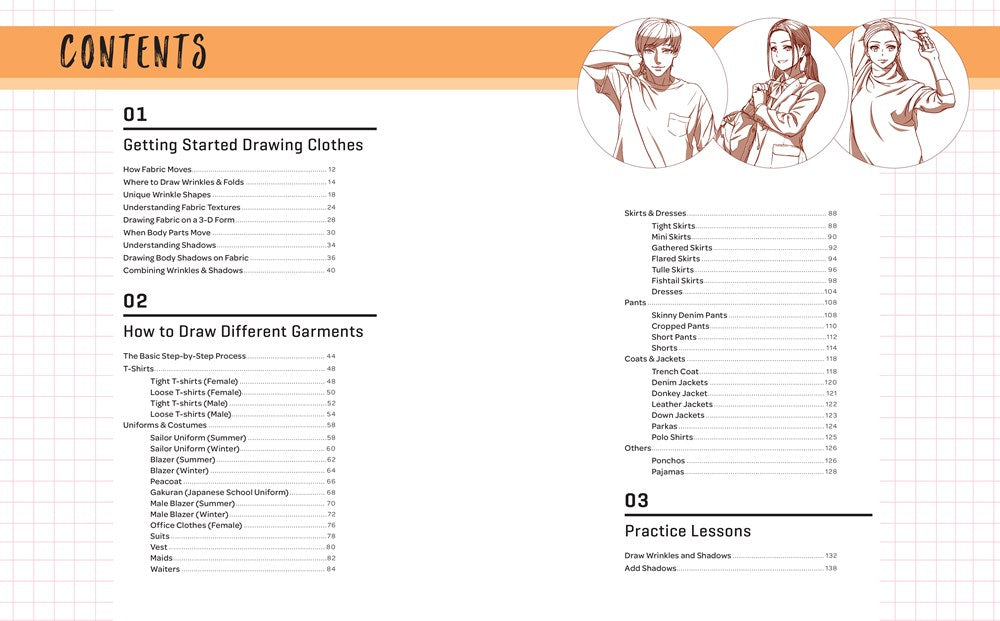 How to Draw Clothing for Manga