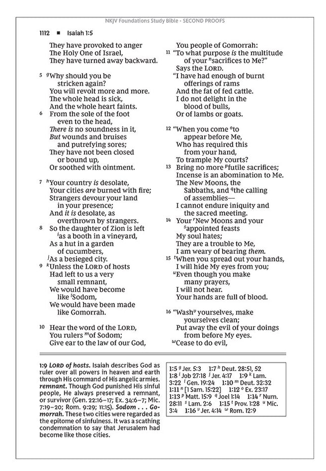 NKJV, Foundation Study Bible, Large Print, Hardcover, Red Letter, Comfort Print