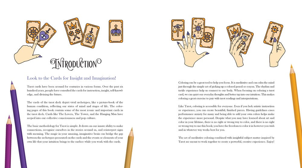 Tarot Coloring Book
