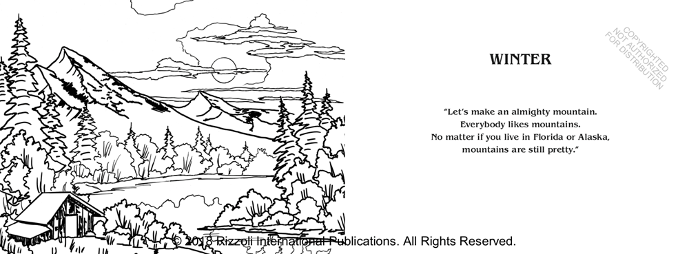 The Official Bob Ross Coloring Book