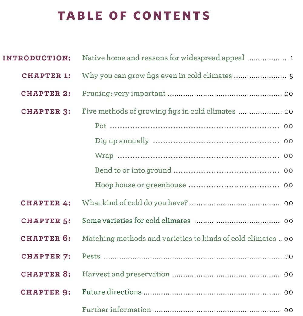 Growing Figs in Cold Climates