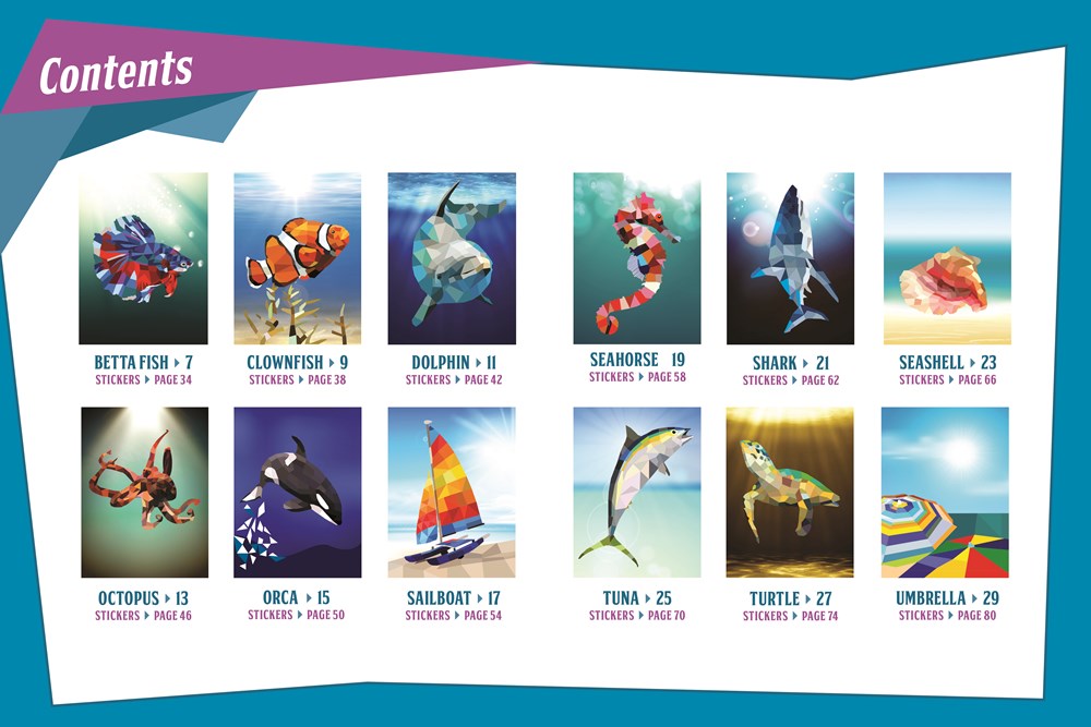 Sticker Mosaics: By the Sea