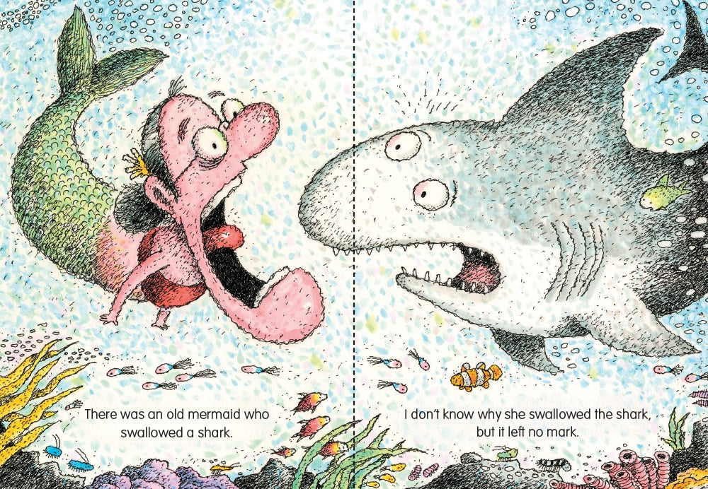 There Was an Old Mermaid Who Swallowed a Shark!