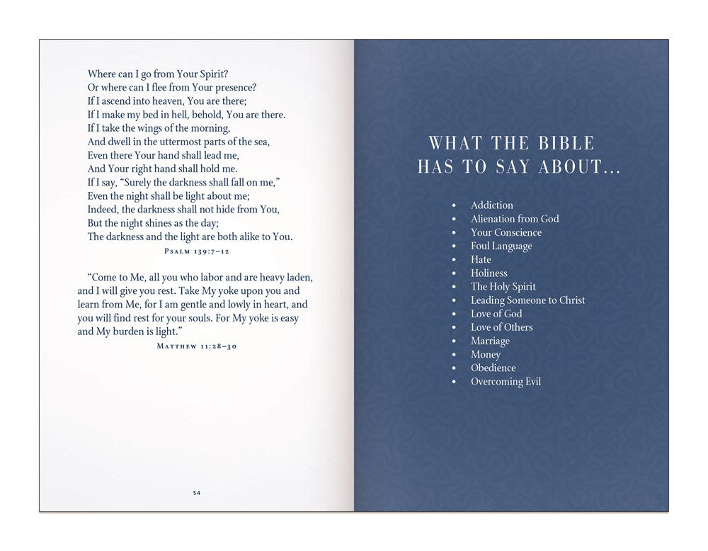 God's Promises for Graduates: Class of 2023 - Navy NKJV