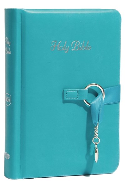 NKJV, Simply Charming Bible, Hardcover, Blue