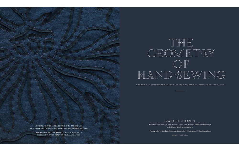 The Geometry of Hand-Sewing