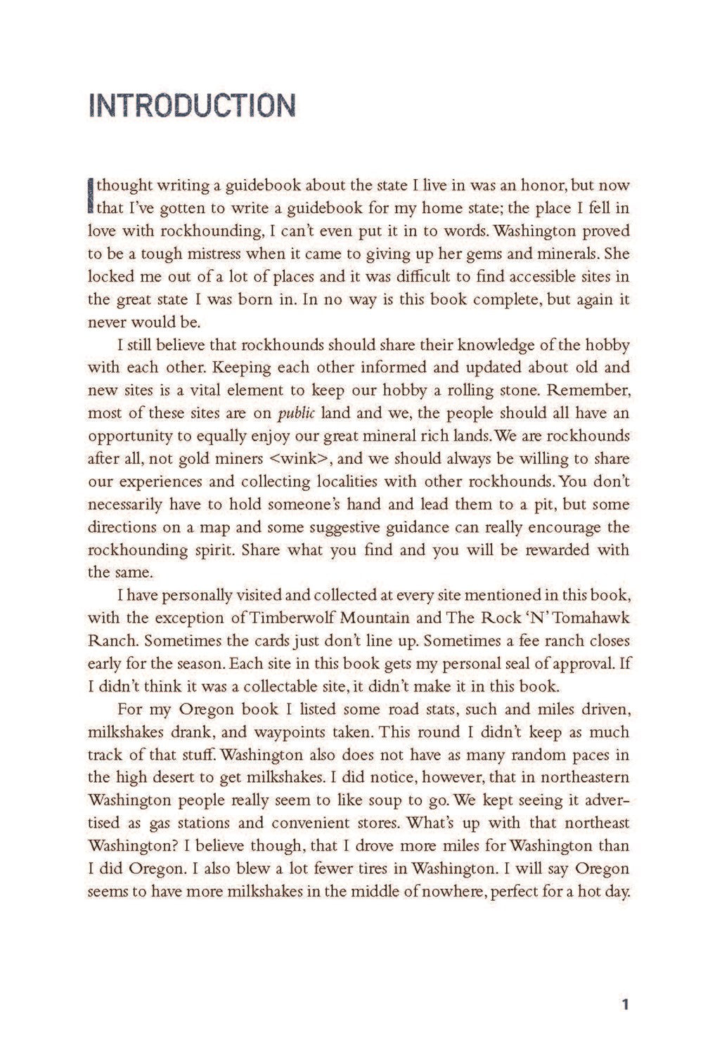 Rockhounding Washington