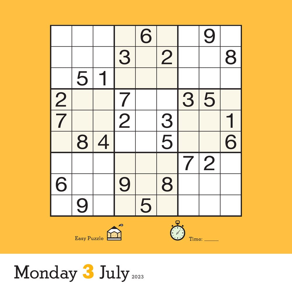 Original Sudoku Page-A-Day Calendar 2023