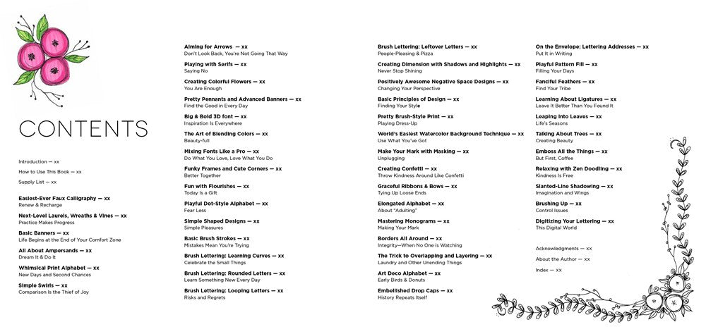 Hand Lettering for Relaxation