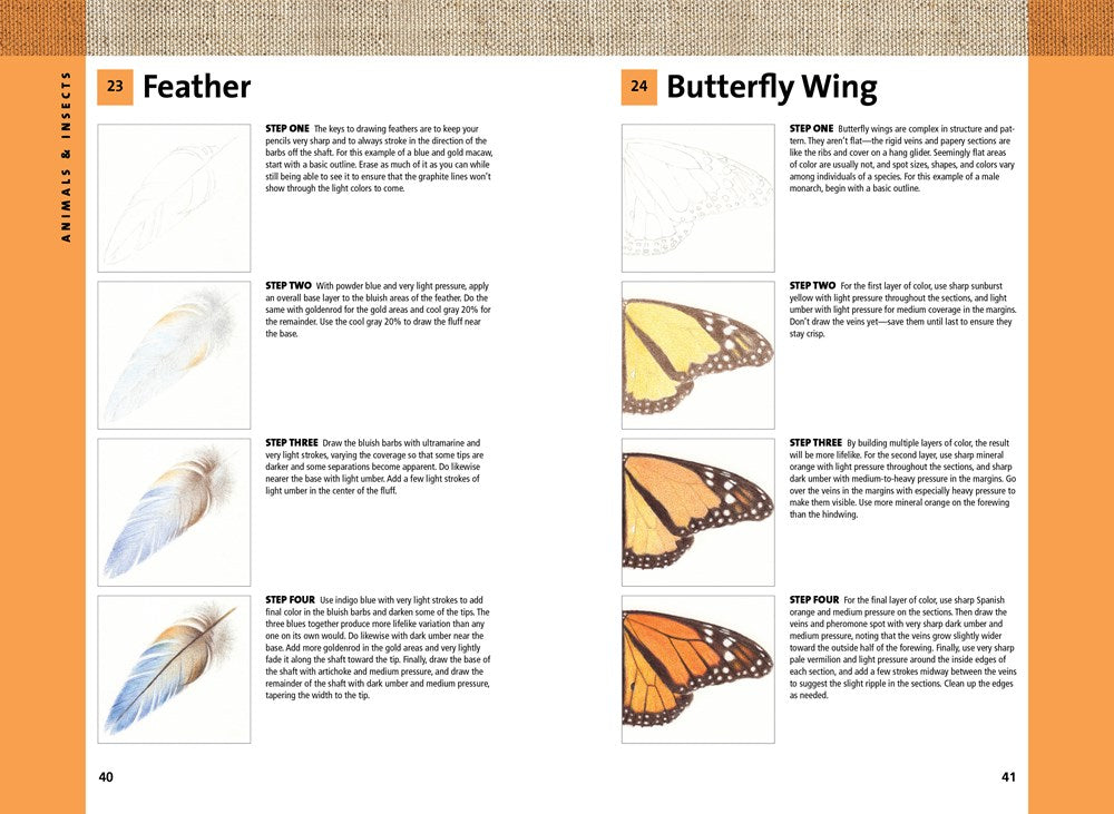 101 Textures in Colored Pencil