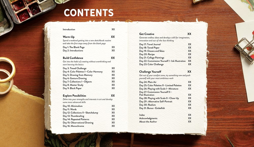 The 30-Day Sketchbook Project