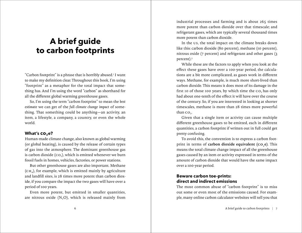 The Carbon Footprint of Everything