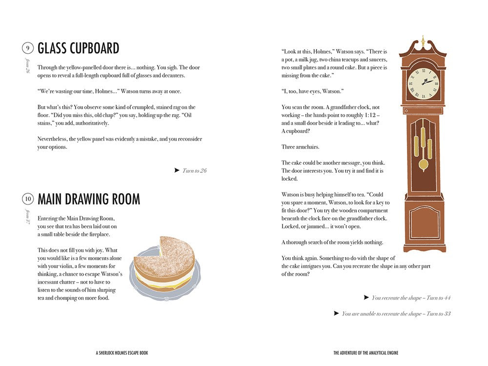 Sherlock Holmes Escape Book: Adventure of the Analytical Engine