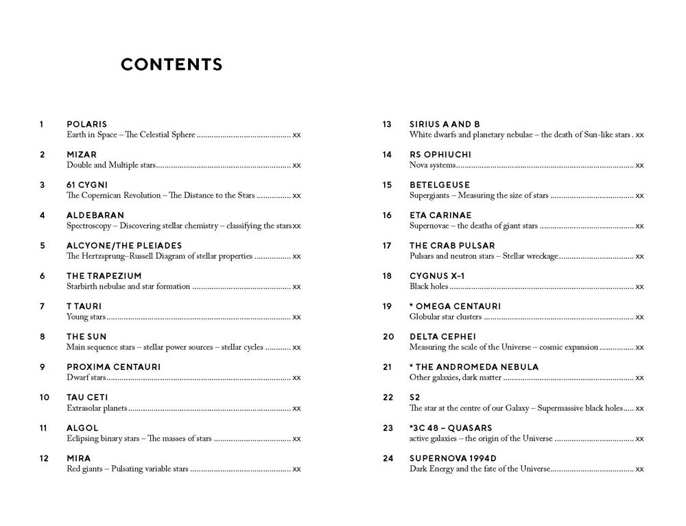 The History of Our Universe in 21 Stars