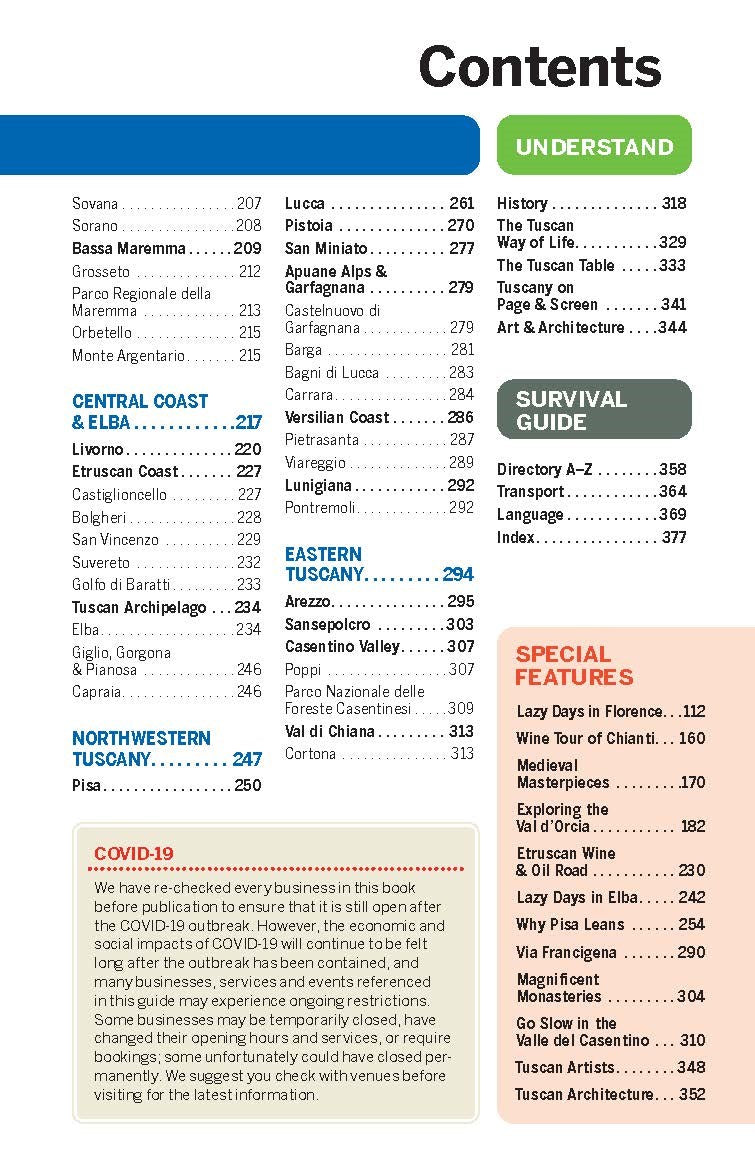 Lonely Planet Florence & Tuscany 12