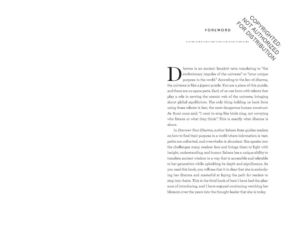 Discover Your Dharma