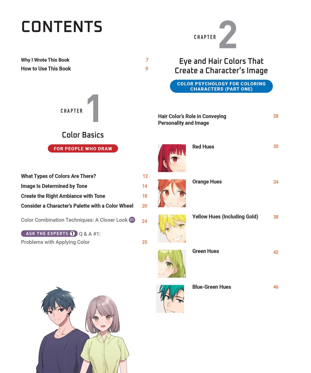 Anime & Manga Digital Coloring Guide
