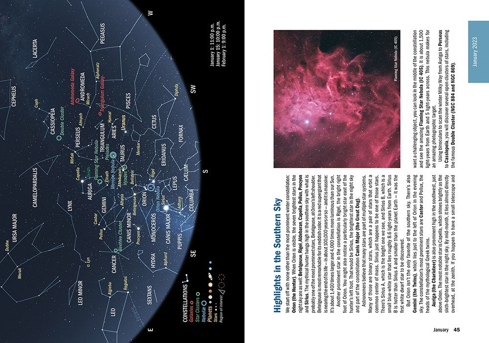 2023 Night Sky Almanac: A Month-by-Month Guide to North America's Skies from the Royal Astronomical Society of Canada (3rd Edition, Revised)