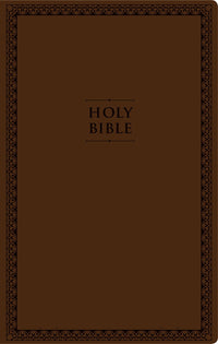 NIV, Value Thinline Bible, Large Print, Leathersoft, Brown, Comfort Print  (Large type / large print)