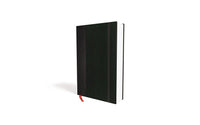 NIV, Journal the Word Bible (Perfect for Note-Taking), Hardcover, Black, Red Letter, Comfort Print: Reflect, Take Notes, or Create Art Next to Your Favorite Verses