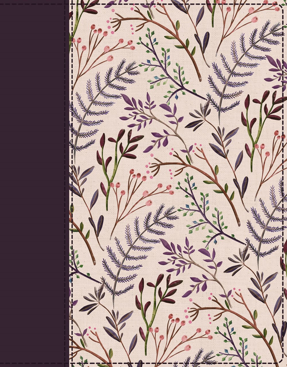 NIV, Journal the Word Bible (Perfect for Note-Taking), Cloth over Board, Pink Floral, Red Letter, Comfort Print: Reflect, Take Notes, or Create Art Next to Your Favorite Verses