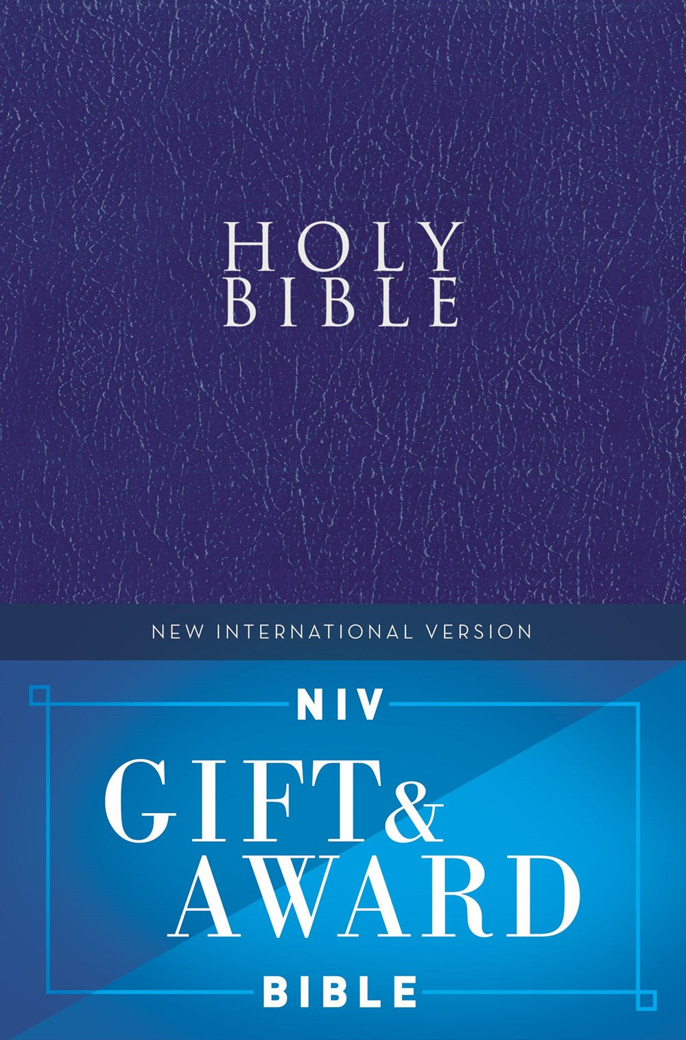 NIV, Gift and Award Bible, Leather-Look, Blue, Red Letter, Comfort Print