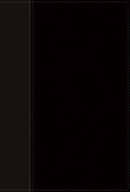 NIV, Personal Size Bible, Large Print, Leathersoft, Black, Red Letter, Comfort Print  (Large type / large print)