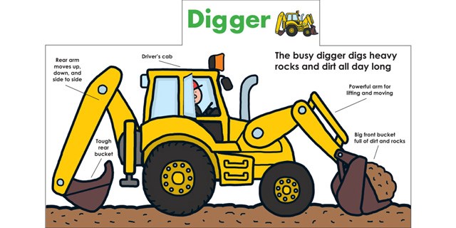 Lift-the-Flap Tab: Trucks