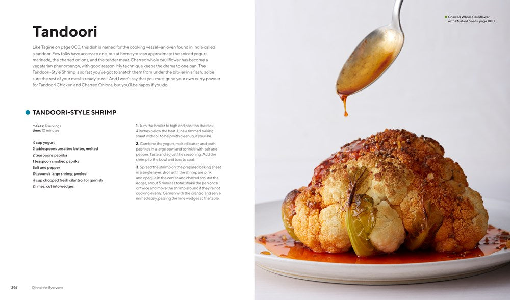 Dinner for Everyone: 100 Iconic Dishes Made 3 Ways--Easy, Vegan, or Perfect for Company: A Cookbook