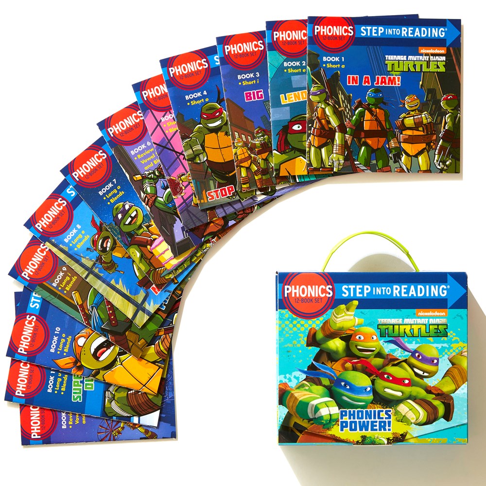 Phonics Power! (Teenage Mutant Ninja Turtles): 12 Step into Reading Books