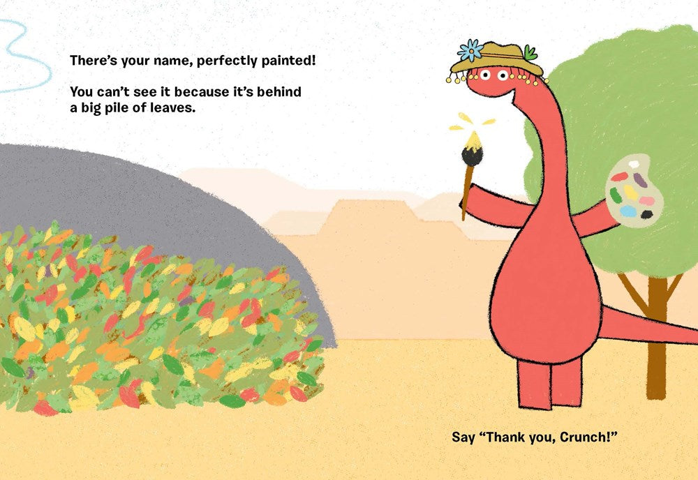 Crunch the Shy Dinosaur