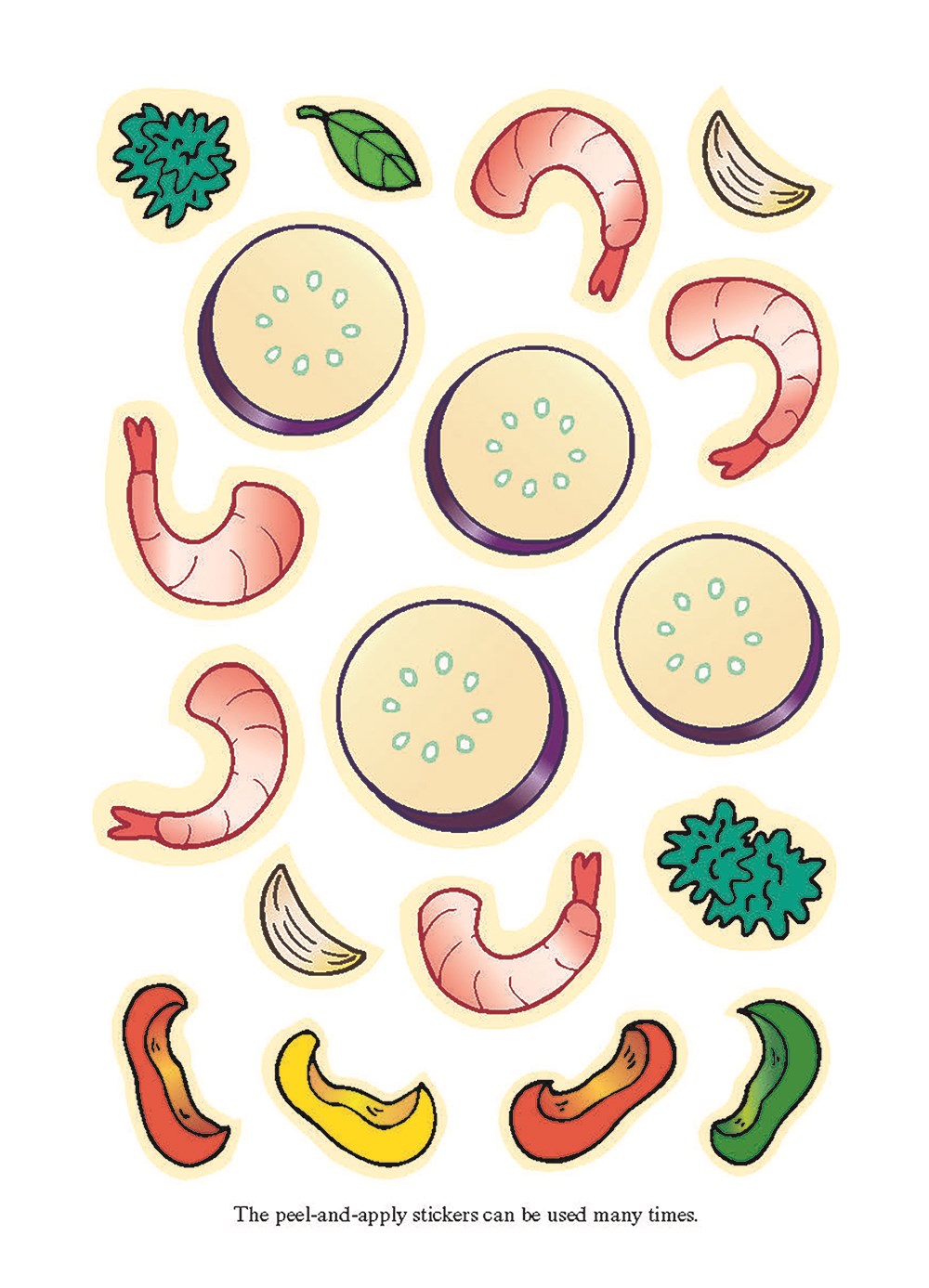 Make Your Own Pizza Sticker Activity Book