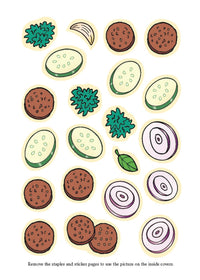Make Your Own Pizza Sticker Activity Book