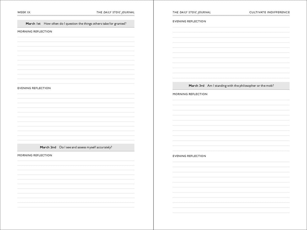 The Daily Stoic Journal: 366 Days of Writing and Reflection on the Art of Living