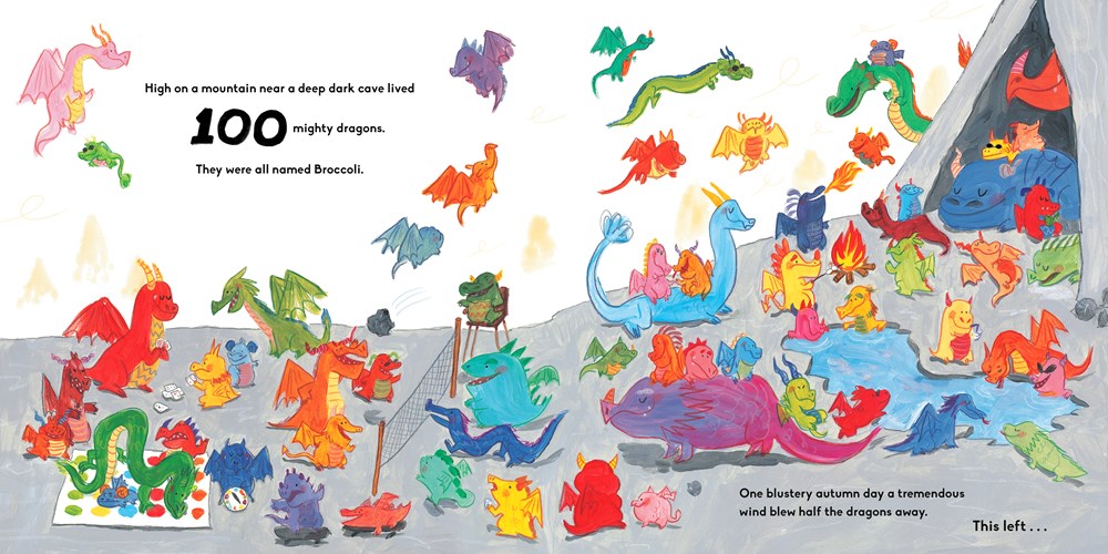 100 Mighty Dragons All Named Broccoli