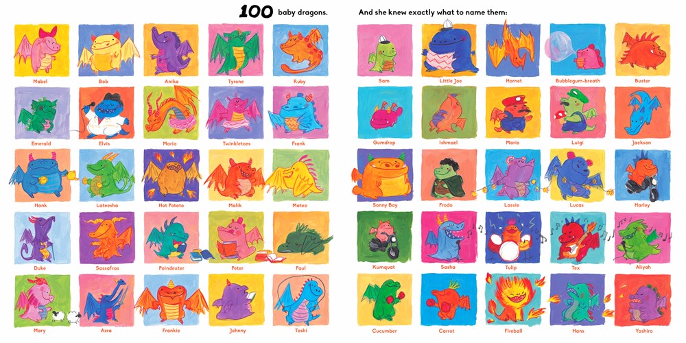 100 Mighty Dragons All Named Broccoli