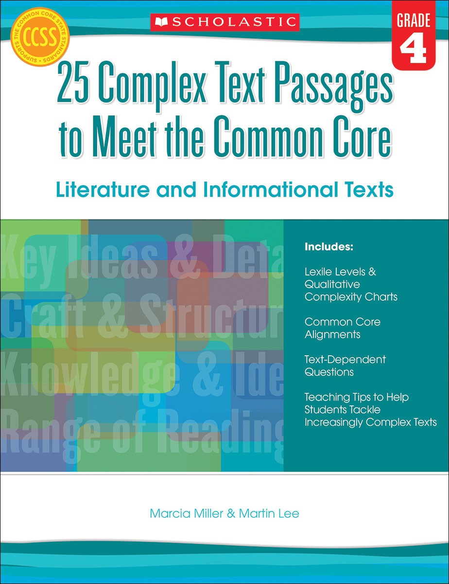 25 Complex Text Passages to Meet the Common Core: Literature and Informational Texts: Grade 4