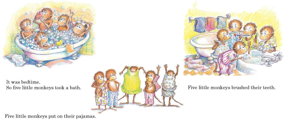 Five Little Monkeys Jumping on the Bed Padded Board Book