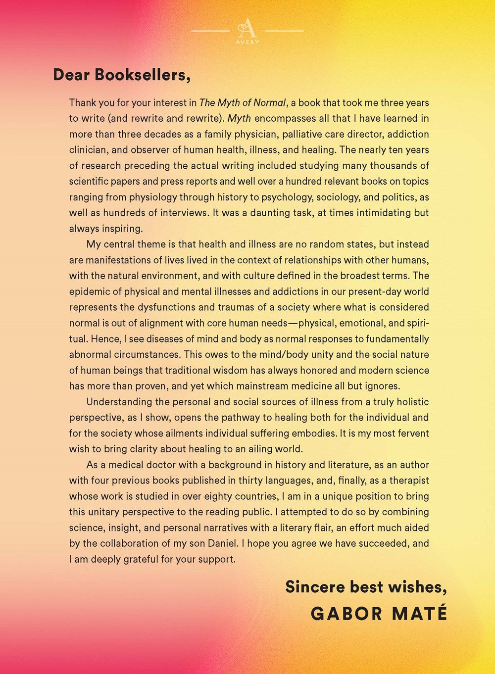 The Myth of Normal: Trauma, Illness, and Healing in a Toxic Culture