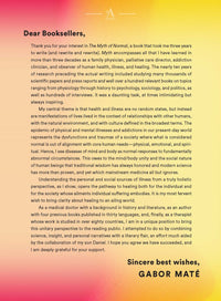 The Myth of Normal: Trauma, Illness, and Healing in a Toxic Culture