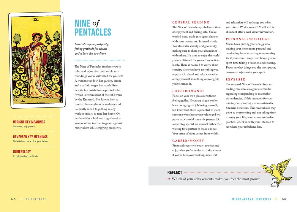 Guided Tarot: A Beginner's Guide to Card Meanings, Spreads, and Intuitive Exercises for Seamless Readings