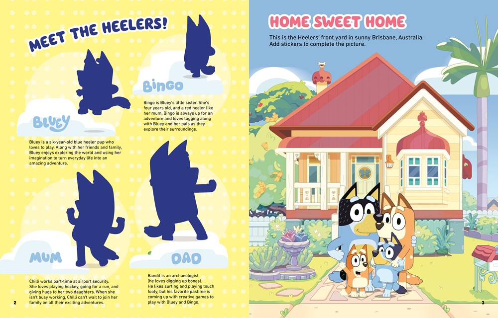 Bluey: Time to Play! : A Sticker & Activity Book