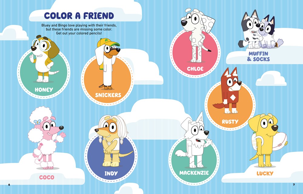 Bluey: Time to Play! : A Sticker & Activity Book