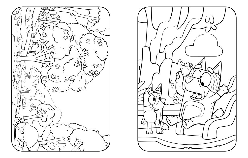 Bluey: Big Backyard: A Coloring Book