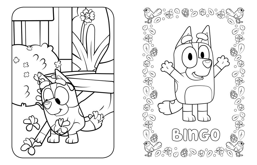 Bluey: Big Backyard: A Coloring Book