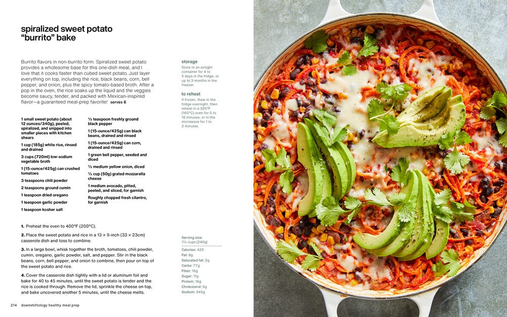 Downshiftology Healthy Meal Prep: 100+ Make-Ahead Recipes and Quick-Assembly Meals: A Gluten-Free Cookbook